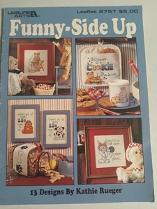 Funny Side Up by Kathie Rueger--Leisure Arts Leaftlet 2757----1995 - Picture 1 of 6