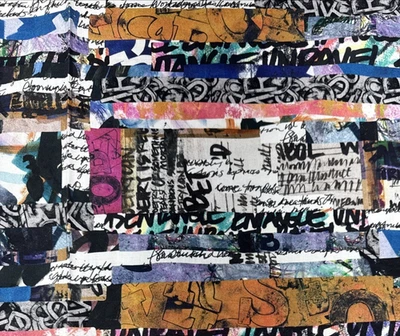 Free Spirit Ravel PWEB043 Twist Mix Grunge Street Style Cotton Fabric BTHY #26 - Image 1 of 4