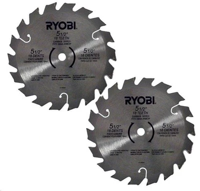 Ryobi RY6202 2 Pack of OEM Replacement 5 1/2" Circular Saw Blades - 6797329-2PK - Image 1 of 3