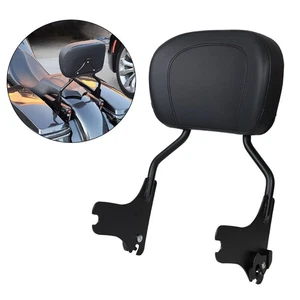 Rear Passenger Backrest Sissy Bar For Harley Touring Road King FLHT FLHX 1997-08 - Picture 1 of 9