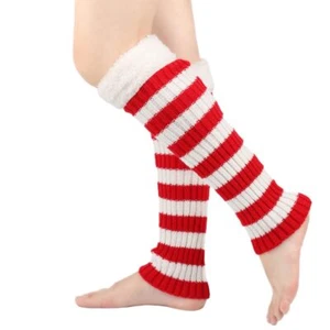 Leg Warmers for Women Winter Fleece-Lined Socks for Party Knitted Leg Warmers... - Picture 1 of 5