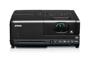 EPSON H302A MOVIEMATE 55 DVD/CD SPEAKERS PROJECTOR 3LCD 3-CHIP 1200 ANSI LUMENS - Picture 1 of 6