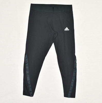 Adidas Mujeres Poliéster Negro Talla L Aeroready Legging Ajustado Pull On Gimnasio Entrenamiento Foto 1 de 4