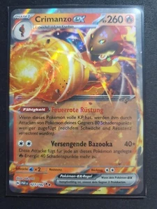Pokemon 027/182 Crimanzo ex Holo Pradoxrift NM DE - Bild 1 von 1