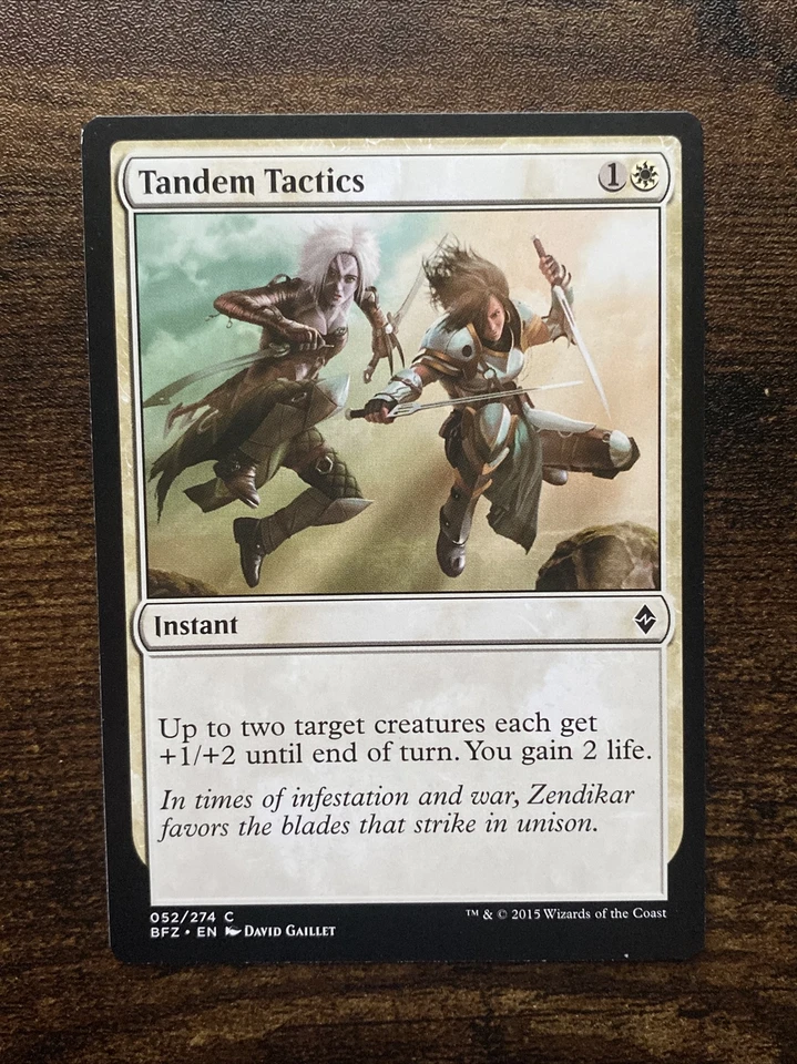 Tandem Tactics Battle for Zendikar 052/274 MTG Magic The Gathering D9531* - Image 1 of 1