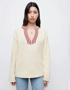 New! with tags Re/Done Beach Sweater Sz Large High End Quiet Luxury Price Drop! - Picture 1 of 12