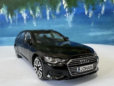 Audi A6 1:43 Scala Diecast Auto W/Personalizzato Piastra Ragazzo Zio – Scatola - Immagine 1 di 4