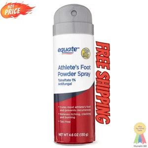 Equate Athlete's Foot Antifungal Powder Spray, Tolnaftate 1%, 4.6 oz - Picture 1 of 7
