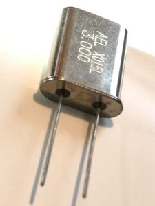 3.000MHz HC49 3 MHz XTAL CRYSTAL (x1) faa13A2 - Picture 1 of 2