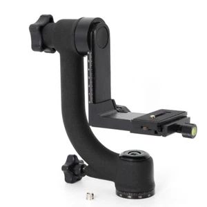 Gimbal Head Panoramic Tripod Head Heavy Duty with Quick Release Plate Black - Picture 1 of 15