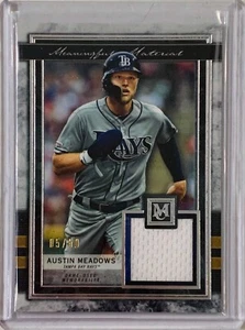 AUSTIN MEADOWS 2020 TOPPS MUSEUM JERSEY PATCH SERIAL #/d /50 CARD TAMPA BAY RAYS - Picture 1 of 2