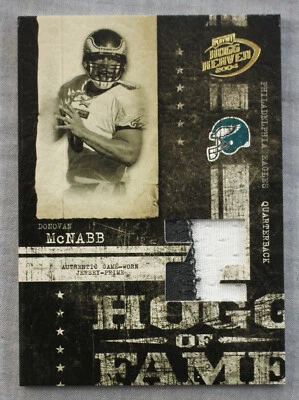 Donovan McNabb 2004 Playoff Hogg Heaven Hogg of Fame Gold 2-Clr Jersey Prime /25 - Image 1 of 2