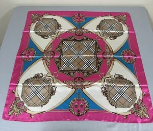 Impresionantes bufandas florales multicolor de seda para mujer hiyab 35"" X 35"" #30 - Imagen 1 de 12