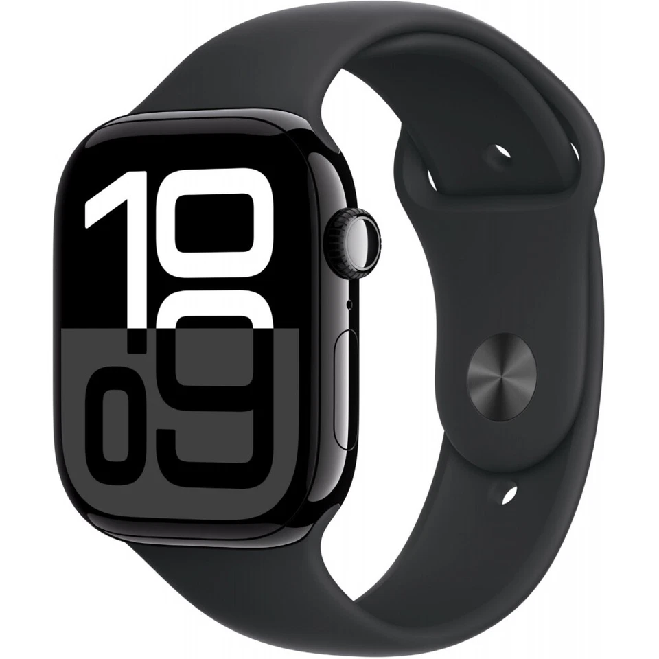 Apple Watch Series 10 46mm Jet Black Al SB M/L MWWQ3QF/A NEU OVP Ungeöffnet