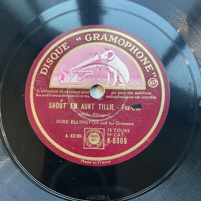 78 RPM DUKE ELLINGTON- Shout em aunt Tillie-It's glory GRAMOPHONE K 8308 - Photo 1/4