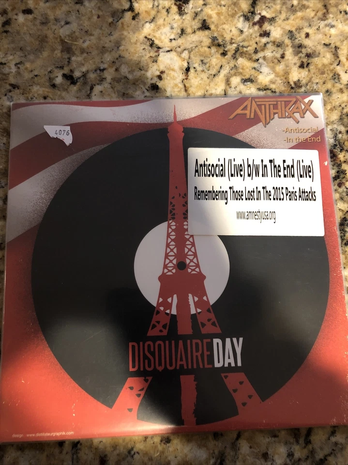 Anthrax in The End Antisocial Limited 2000 Vinyl 2016 Record Day