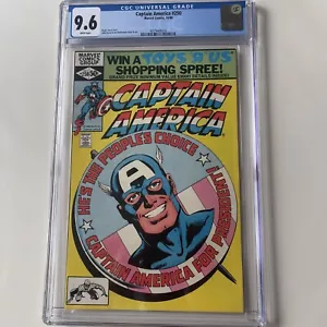 Captain America #250 Marvel Comics, 10/80 CGC 9,6 weiße Seiten - Bild 1 von 3