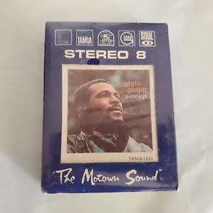 MARVIN GAYE - What's Going On (SEALED 8 track Cassette) Tamla Tam8 1310 Soul R&B - Picture 1 of 7