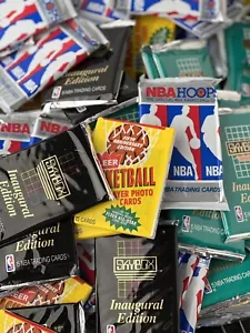 Bulk LOT of 60 Unopened Old Vintage NBA Basketball Cards in Sealed Packs JORDAN! - Picture 1 of 2