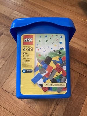 Lego Bin para Almacenamiento Azul SOLO CONTENEDOR SIN BLOQUES Foto 1 de 4