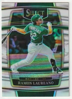 2022 PANINI SELECT RAMON LAUREANO WHITE PRIZM CARD  /50 OAKLAND - Image 1 of 2