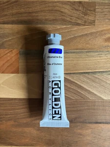 Tubo acrílico dorado de cuerpo pesado azul ultramar 59 ml serie 2 #1400 - Imagen 1 de 2