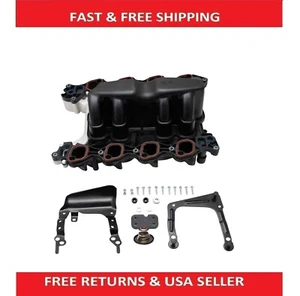 Intake Manifold w/ Thermostat & Gaskets Kit NEW for Ford Lincoln Mercury 4.6L V8 - Picture 1 of 11