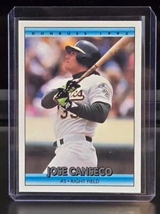 1992 DONRUSS JOSE CANSECO #548 MLB BASEBALL CARD OAKLAND A'S CENTERED NM+ - Picture 1 of 2