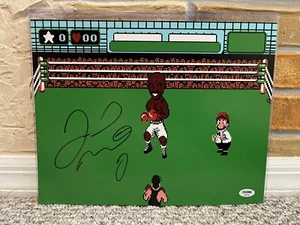 FLOYD MAYWEATHER JR SIGNED AUTO BOXING 11 x 14 NINTENDO “PUNCH OUT” PHOTO PSA - Picture 1 of 2