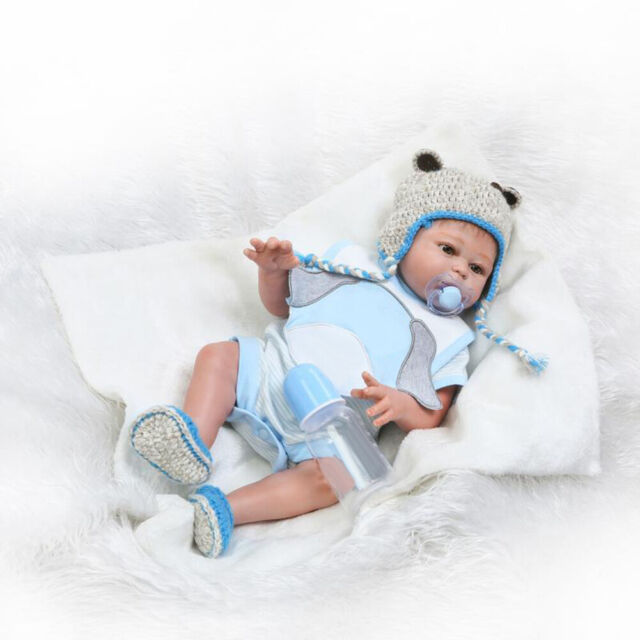 Bebes reborn menino 2357cm full silicone reborn baby boy dolls