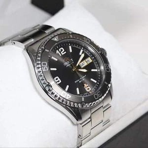 Orient Mako III Grey Dial Automatic Men's Stainless Steel Watch RA-AA0819N19B - Picture 1 of 10