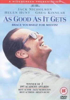 As Good As It Gets DVD (2014) Jack Nicholson, Brooks (DIR) cert 15 Amazing Value - Image 1 of 2