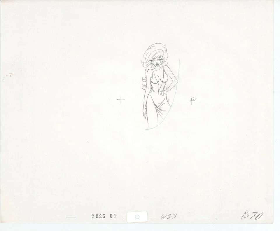 Rock Odyssey producción original animación dibujo celular Hanna-Barbera 1987 B3121 Foto 1 de 1