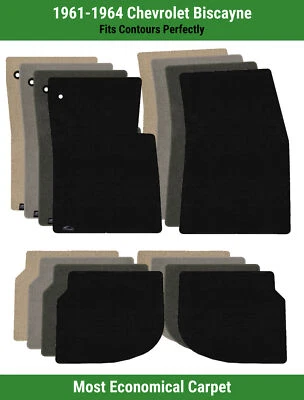 Alfombrillas Lloyd Velourtex fila delantera y trasera para Chevrolet Biscayne 1961-1964  Foto 1 de 4
