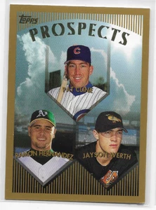 Jauspm Werth Pat Cline Ramon Hernandez 1998 Topps Rookie Card #209 - Bild 1 von 1