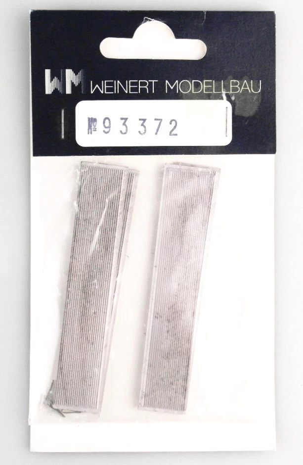 WEINERT MODELLBAU 93372 Lüfterblenden-Basismaterial ca. 20×80mm, 4 St,Weißmetall - Bild 1 von 1