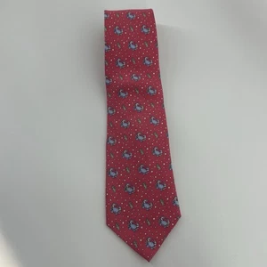 Vineyard Vines Krawatte Herren Krabbe koralle rosa Krawatte Seide handverlesen Ian & Shep - Bild 1 von 5