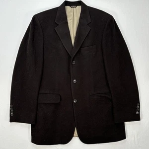 Vintage Bill Blass Marshall Field 100% Camel Hair Blazer Sport Coat Sz 38 Brown - Picture 1 of 11