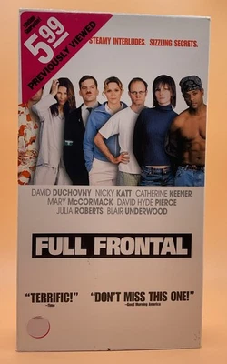 Full Frontal VHS 2002 Julia Roberts David Duchovny **Buy 2 Get 1 Free** - Image 1 of 3
