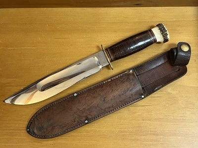 Canicas Gladstone Mich. EE. UU. Cuchillo ideal mango de ciervo Foto 1 de 4