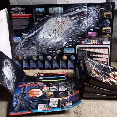 Star Wars Official Fact File 2002 Weekly Issues #1 to #79 x4 Binders Cosmos VGC - Image 1 of 4