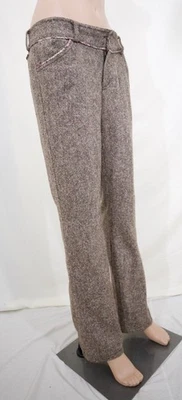 Tweed 65%Wool Pants for everyday, 35%Viscose, only 60% linen, Junior Fit, XS. - Image 1 of 4