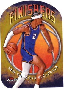 Shai Gilgeous-Alexander 2024-25 Topps Finest Basketball Finishers Gold #12/50 - Picture 1 of 1