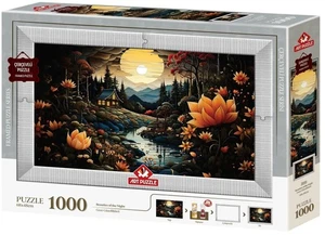 NUEVO Rompecabezas Artístico 1000 Piezas Rompecabezas con Marco y Pegamento Bellezas del - Imagen 1 de 3