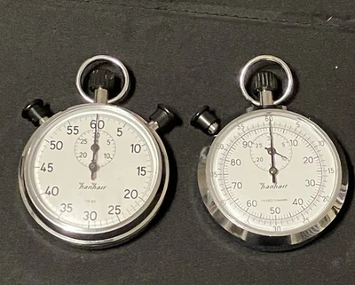 PAR DE CRONÓMETROS HANHART VINTAGE ¡GENIALES!! Foto 1 de 4