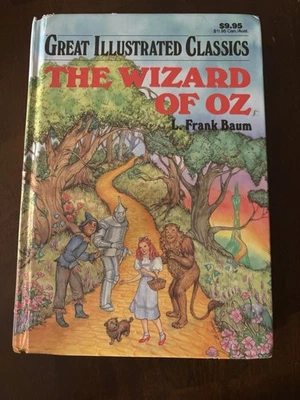 Great Illustrated Classics: The Wizard of Oz by L. Frank Baum 1989 Baronet Foto 1 de 4