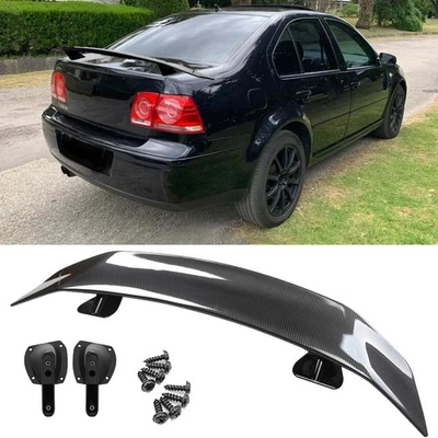 For VW Bora 2005-2010 Carbon Fiber Style 46" Car Rear Trunk Spoiler Wing Racing Foto 1 de 4