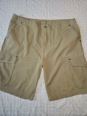 LRG RC Classic Cargo Khaki Traditional Men's Cargo Shorts - Image 1 of 4