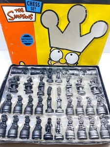 Ajedrez 3D Los Simpson efecto metal antiguo - Elige tu pieza de repuesto - Imagen 1 de 46
