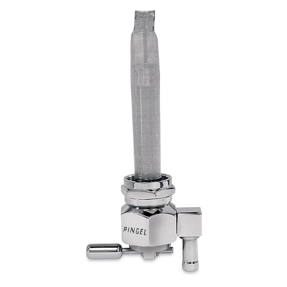 Pingel Smooth Down Outlet Power-Flo Fuel Valve 180 degree 22mm Hex - 6391-CH - Image 1 of 1